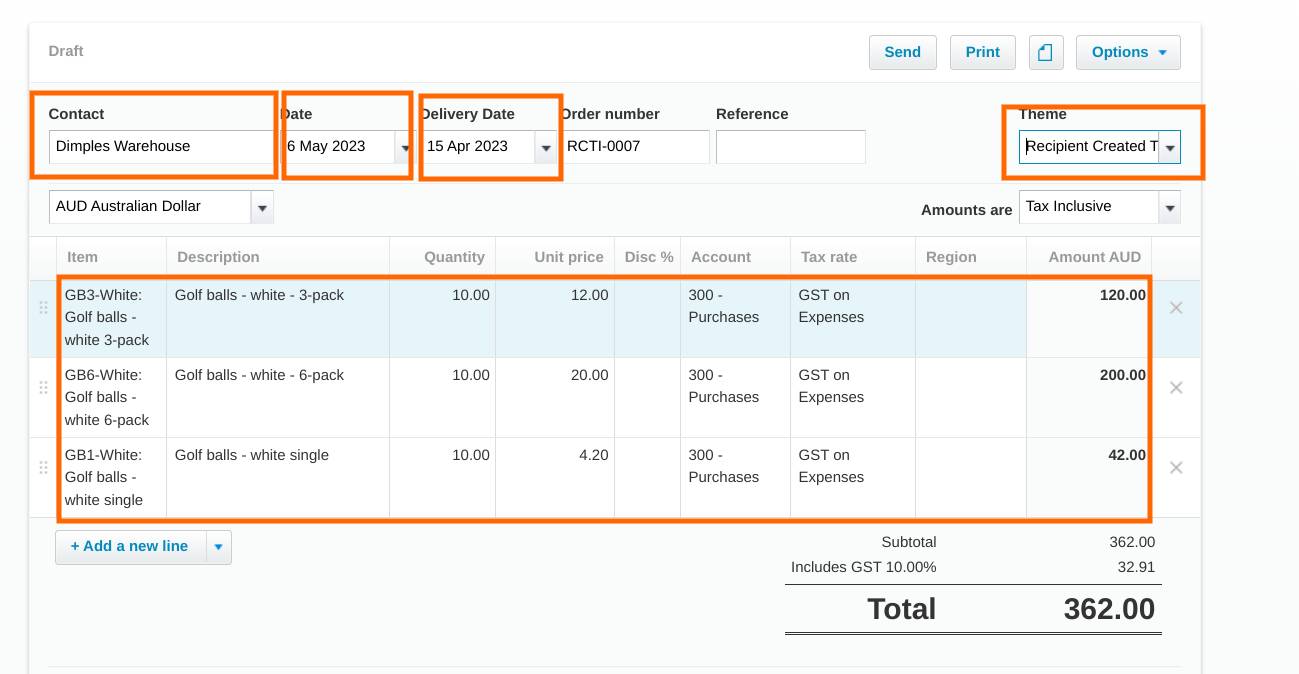 Rct Invoice Message Processing Recipient Created Tax Invoices (RCTI)